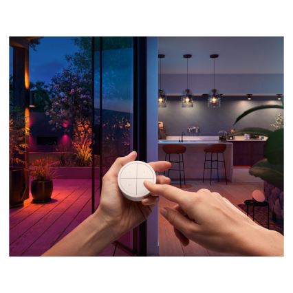 Philips - Remote control with switch Hue TAP 1xCR2032 white