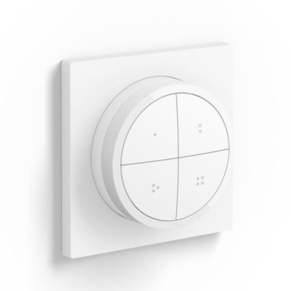 Philips - Remote control with switch Hue TAP 1xCR2032 white