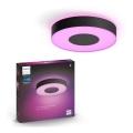 Philips - RGB LED Dimmable Ceiling Light Hue INFUSE LED/33.5W/230V 2000-6500K Ø 381 mm Black