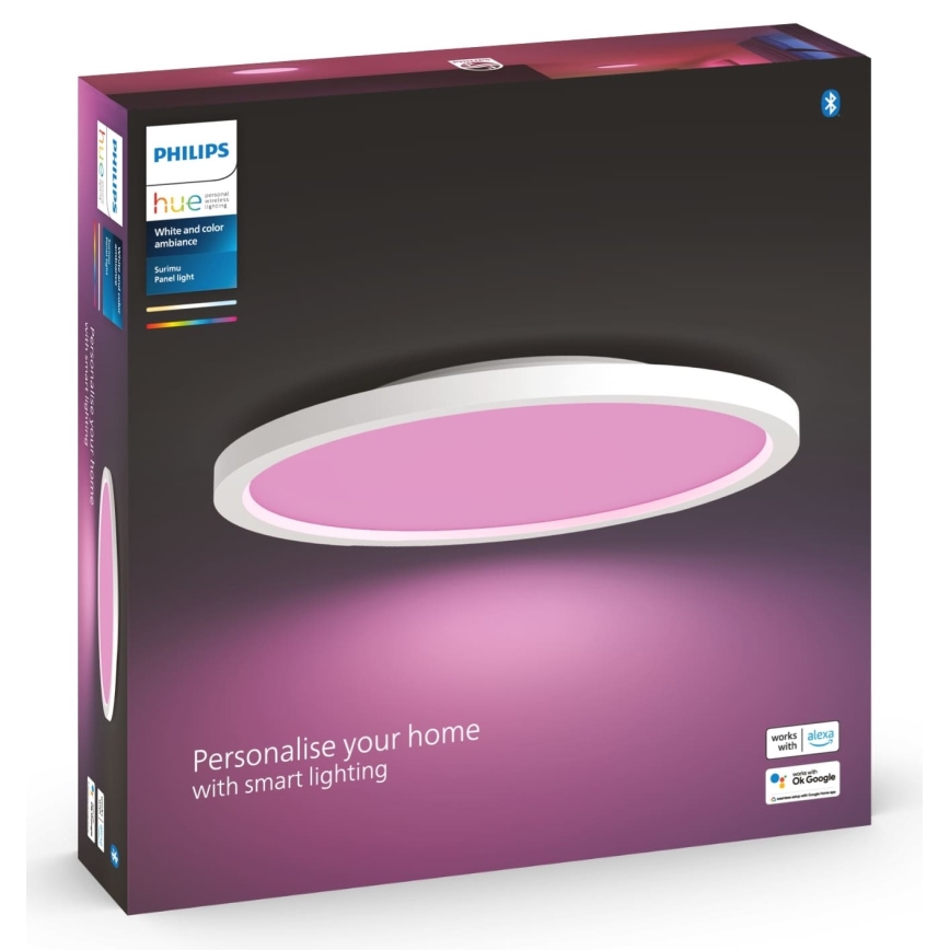 Philips - RGBW Dimmable ceiling light Hue SURIMU LED/40W/230V