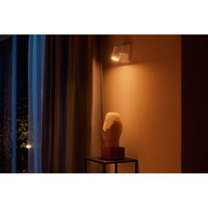 Philips - RGBW LED Dimmable spotlight Hue ARGENTA 1xGU10/4,2W/230V 2000-6500K