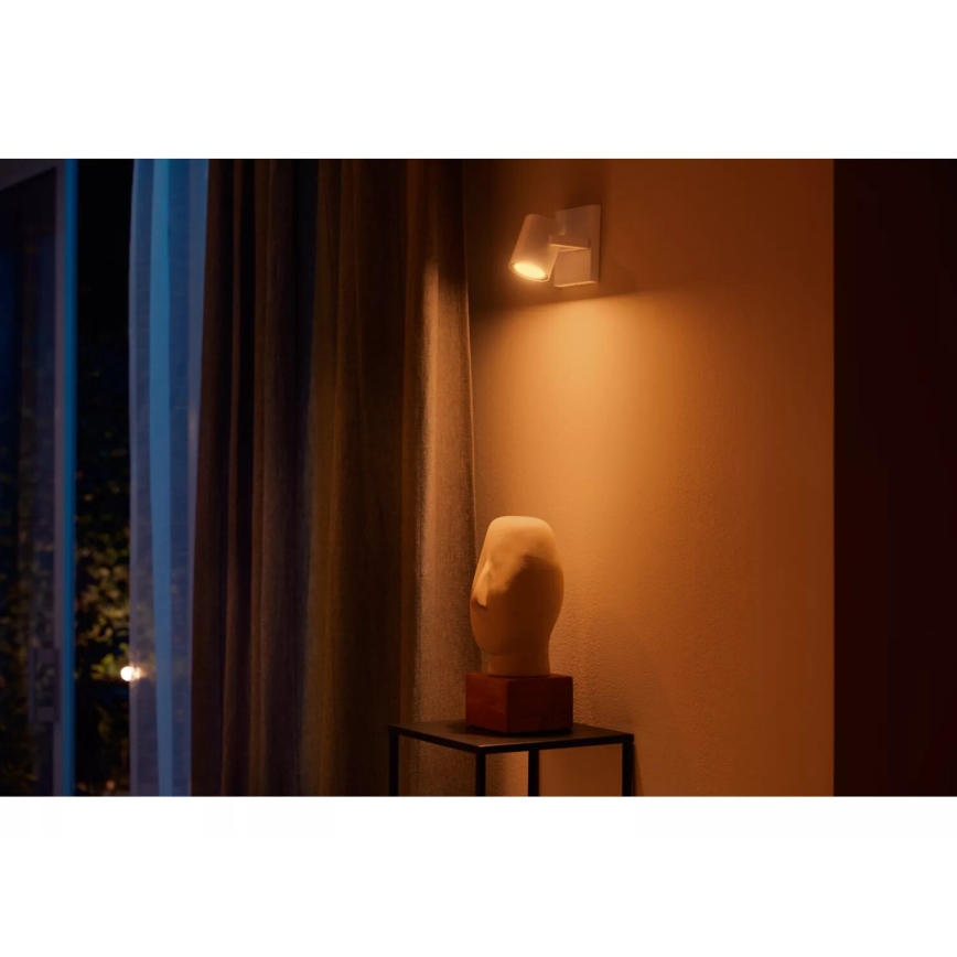 Philips - RGBW LED Dimmable spotlight Hue ARGENTA 1xGU10/4,2W/230V 2000-6500K
