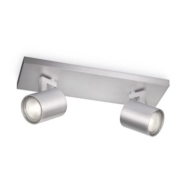 Philips - RUNNER spotlight 2xGU10/20W/230V