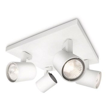 Philips - RUNNER spotlight 4xGU10/20W/230V white