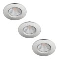 Philips - SET 3x LED Dimmable bathroom light DIVE 1xLED/5,5W/230V IP65