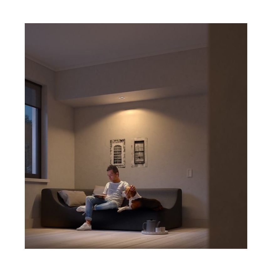 Philips - SET 3x LED Dimmable recessed light Hue MILLISKIN 1xGU10/5,7W/230V 2200-6500K