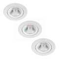 Philips - SET 3x LED Dimming recessed light LED/5W/230V 2700K