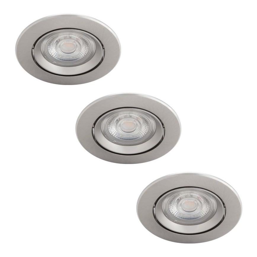 Philips - SET 3x LED Dimming recessed light LED/5W/230V 2700K