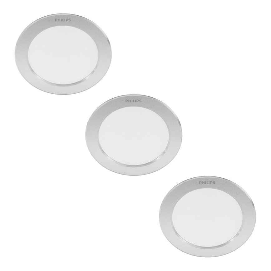 Philips - SET 3x LED Recessed light LED/3,5W/230V 2700K