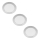 Philips - SET 3x LED Recessed light LED/3,5W/230V 2700K