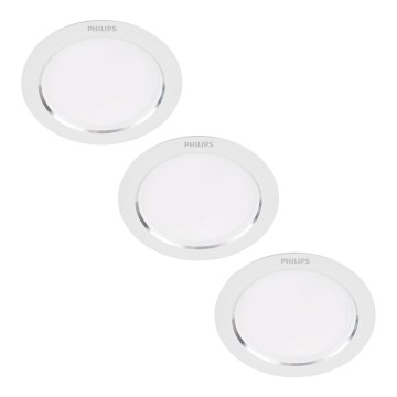 Philips - SET 3x LED Recessed light LED/3,5W/230V 3000K