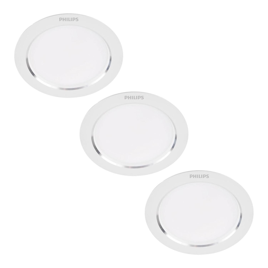 Philips - SET 3x LED Recessed light LED/3,5W/230V 3000K
