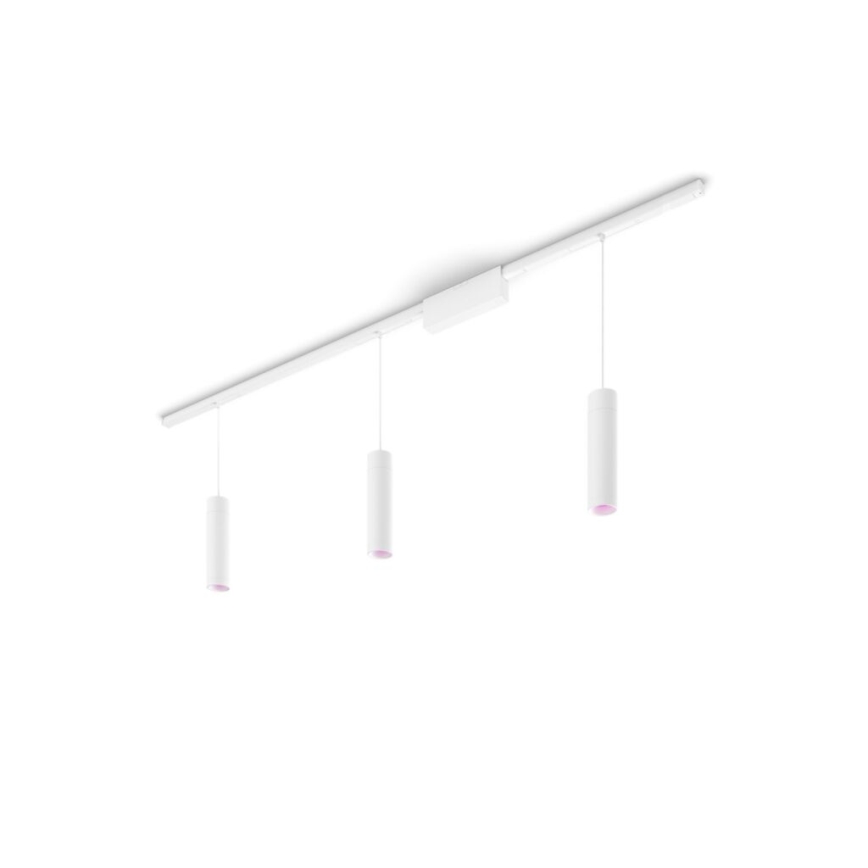 Philips - SET 3x LED RGB Dimmable chandelier on a string for rail system Hue PERIFO LED RGB/15,6W/230V 2000-6500K