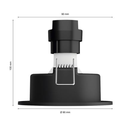 Philips - SET 3x LED RGB Dimmable recessed light Hue CENTURA 1xGU10/5,7W/230V 2000-6500K