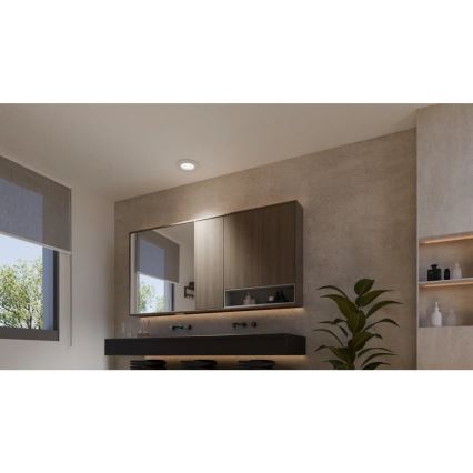 Philips - SET 3x LED RGBW Dimmable bathroom recessed light Hue SLIM LED/8,3W/230V IP44 2000-6500K