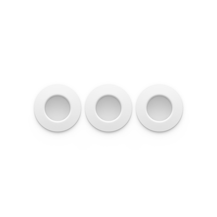 Philips - SET 3x LED RGBW Dimmable bathroom recessed light Hue SLIM LED/8,3W/230V IP44 2000-6500K