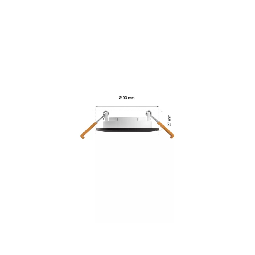 Philips - SET 3x LED RGBW Dimmable bathroom recessed light Hue SLIM LED/8,3W/230V IP44 2000-6500K