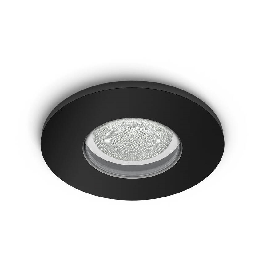 Philips -SET 3x LED RGBW Dimmable bathroom recessed light Hue XAMENTO 1xGU10/5,7W/230V 2200-6500K IP44