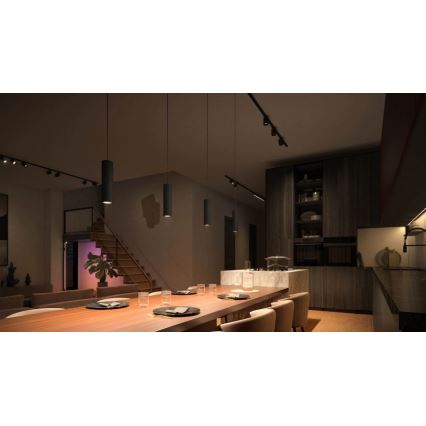 Philips - SET 3x LED RGBW Dimmable chandelier on a string for rail system Hue PERIFO LED/15,6W/230V 2000-6500K
