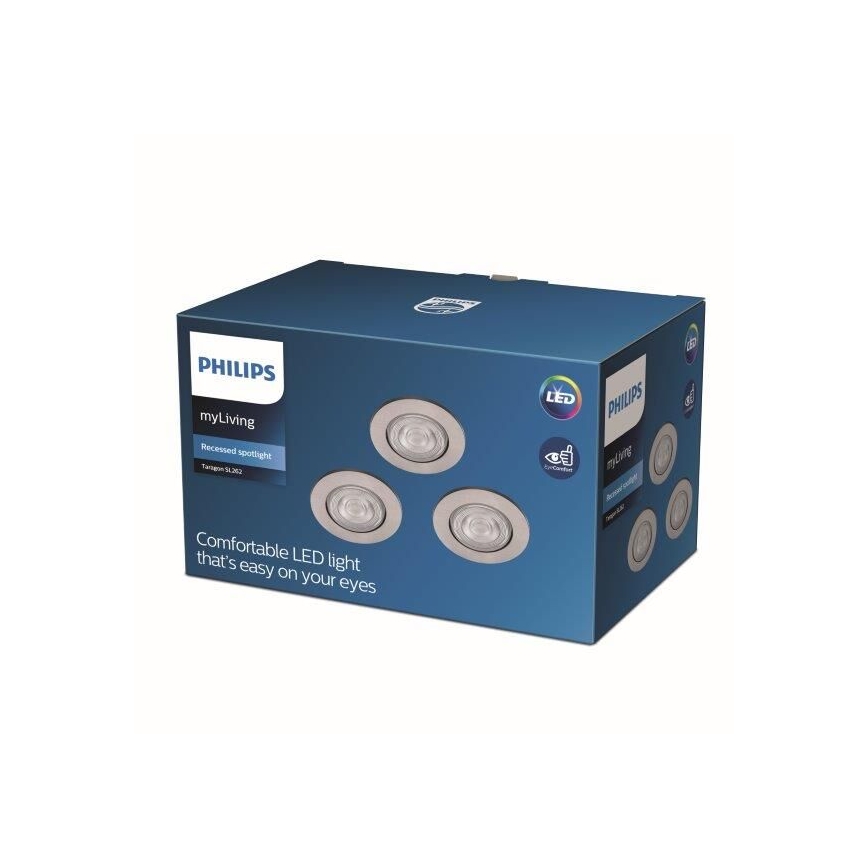 Philips - SET 3x LED Suspended light LED/4.5W/230V 2,700K