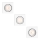 Philips - SET 3x Recessed light 1xGU10/5,5W/230V