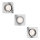 Philips - SET 3x Recessed light 1xGU10/5,5W/230V