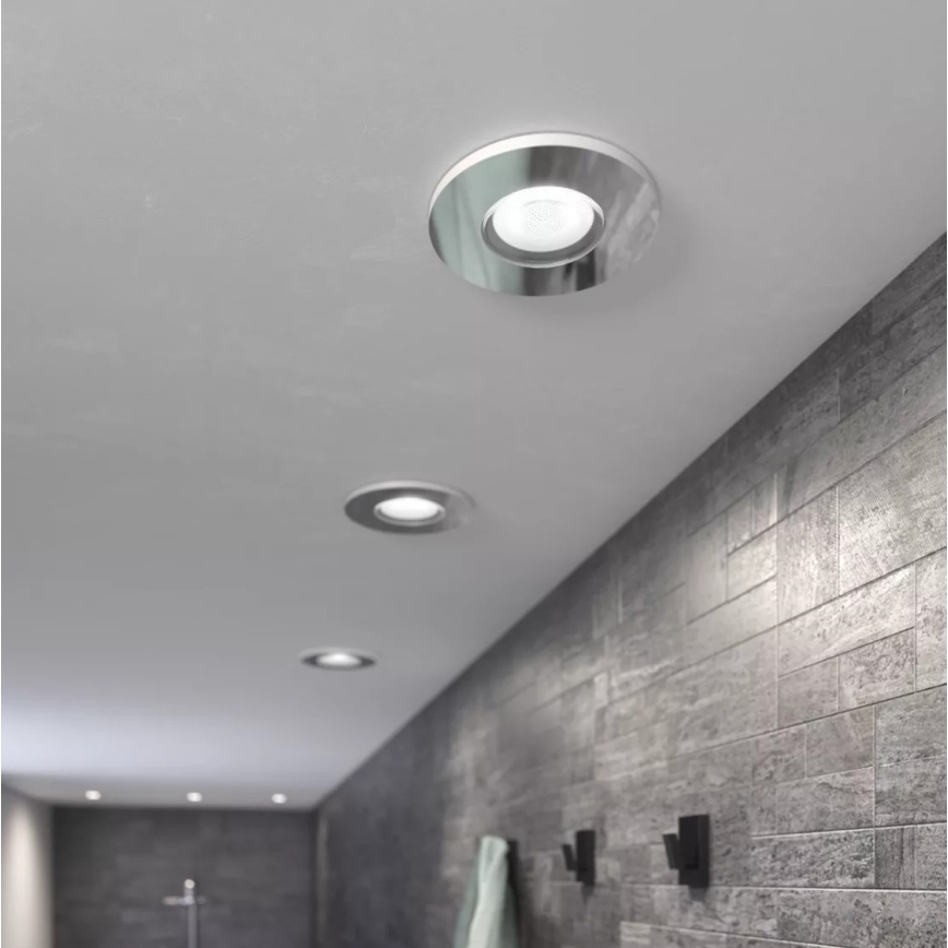Philips - SET 3x LED Dimmable bathroom recessed light Hue ADORE BATHROOM 1xGU10/4,2W/230V 2200-6500K IP44