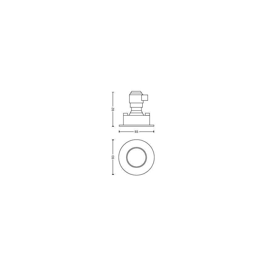 Philips - SET 3x LED Dimmable bathroom recessed light Hue ADORE BATHROOM 1xGU10/4,2W/230V 2200-6500K IP44