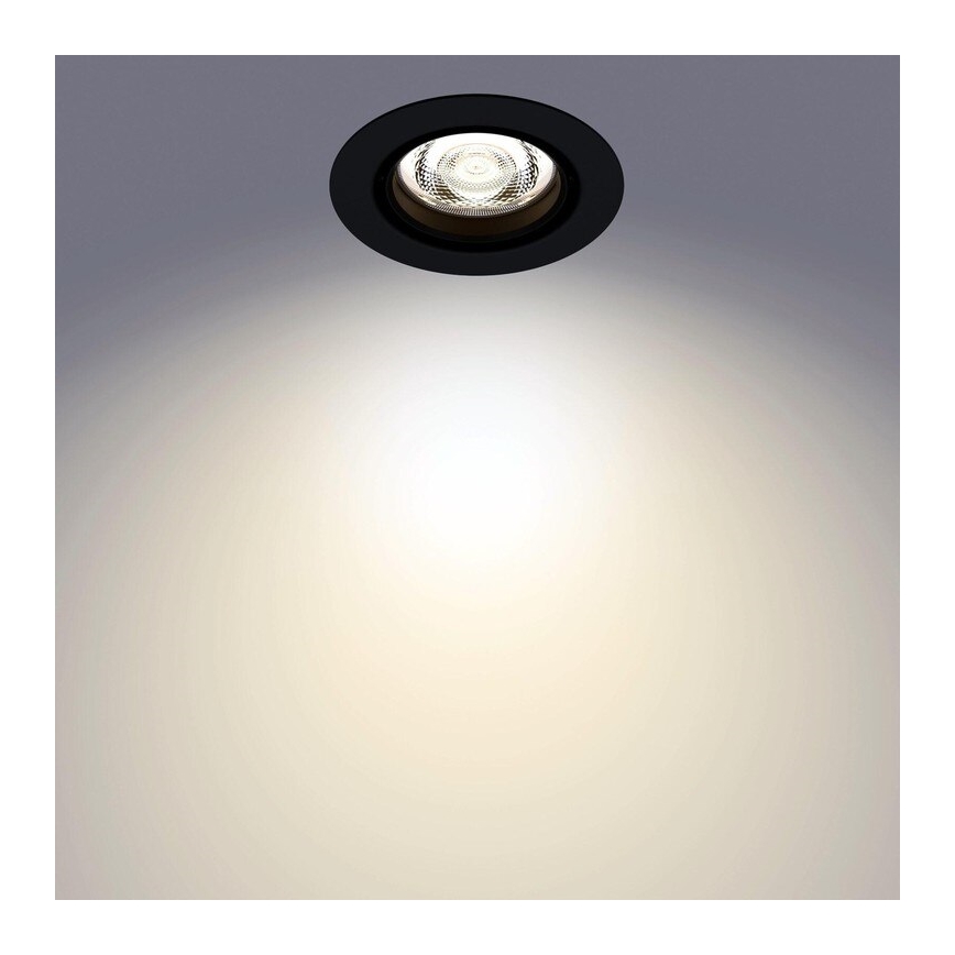 Philips - SET 3xLED Dimmable recessed light IMPALA Warm Glow LED/6W/230V 2200-2700K