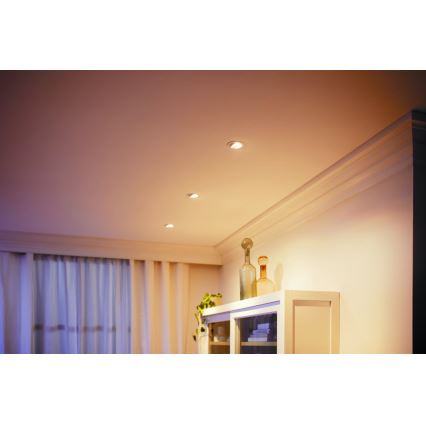 Philips -SET 3xLED Dimmable recessed light IMPALA Warm Glow LED/6W/230V