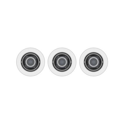Philips -SET 3xLED Dimmable recessed light IMPALA Warm Glow LED/6W/230V