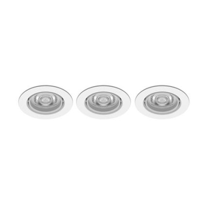 Philips -SET 3xLED Dimmable recessed light IMPALA Warm Glow LED/6W/230V