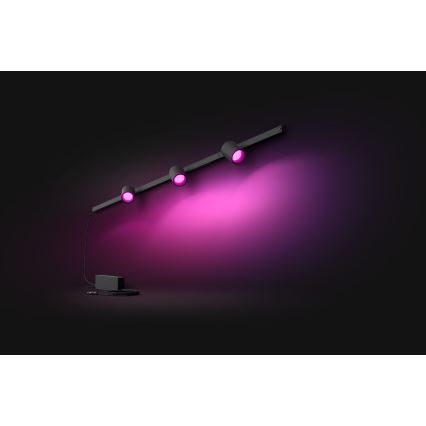Philips - SET 3x LED RGB Dimmable light for rail system Hue PERIFO LED RGB/15,6W/230V 2000-6500K