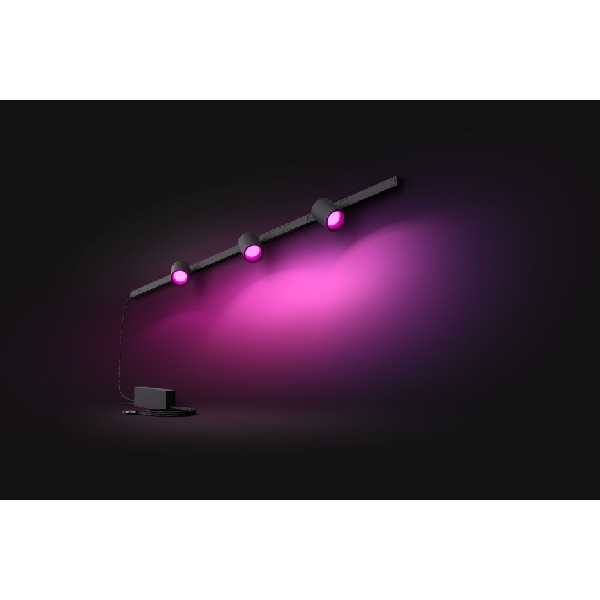 Philips - SET 3x LED RGB Dimmable light for rail system Hue PERIFO LED RGB/15,6W/230V 2000-6500K