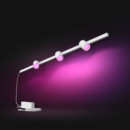 Philips - SET 3x LED RGB Dimmable light for rail system Hue PERIFO LED RGB/15,6W/230V 2000-6500K