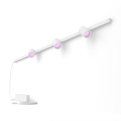 Philips - SET 3x LED RGB Dimmable light for rail system Hue PERIFO LED RGB/15,6W/230V 2000-6500K