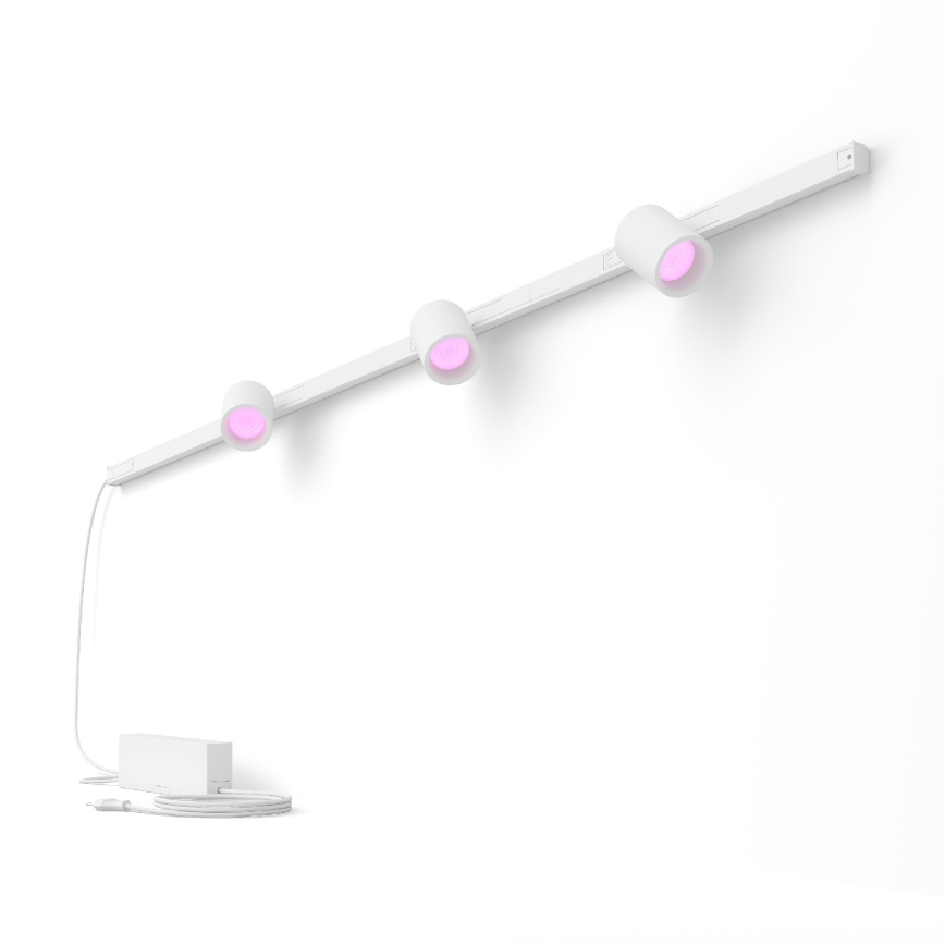 Philips - SET 3x LED RGB Dimmable light for rail system Hue PERIFO LED RGB/15,6W/230V 2000-6500K