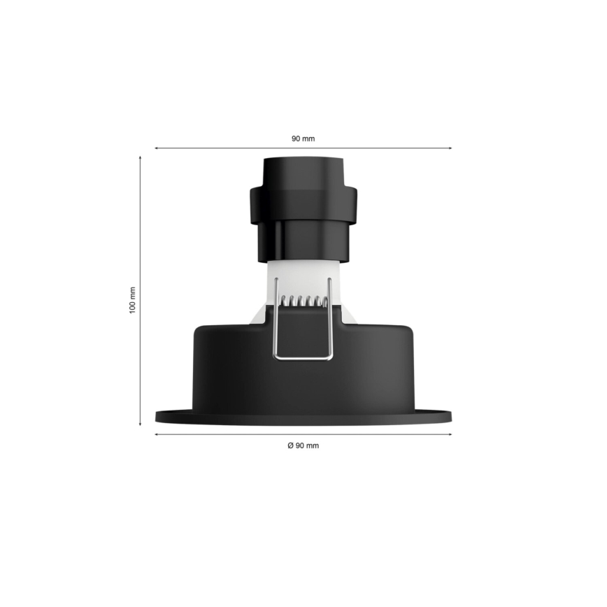 Philips - SET 3xLED RGBW Dimmable recessed light Hue CENTURA 1xGU10/4,2W/230V 2000-6500K