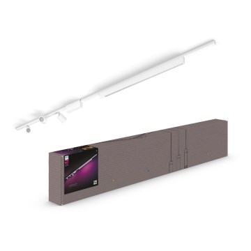 Philips - SET 4x LED RGB Dimmable light for rail system Hue PERIFO LED RGB/44,6W/230V 2000-6500K