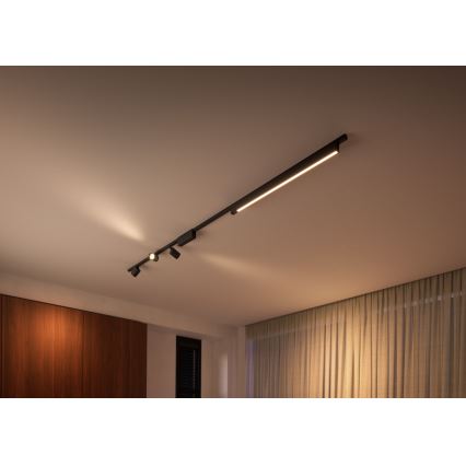 Philips - SET 4x LED RGB Dimmable light for rail system Hue PERIFO LED RGB/44,6W/230V 2000-6500K