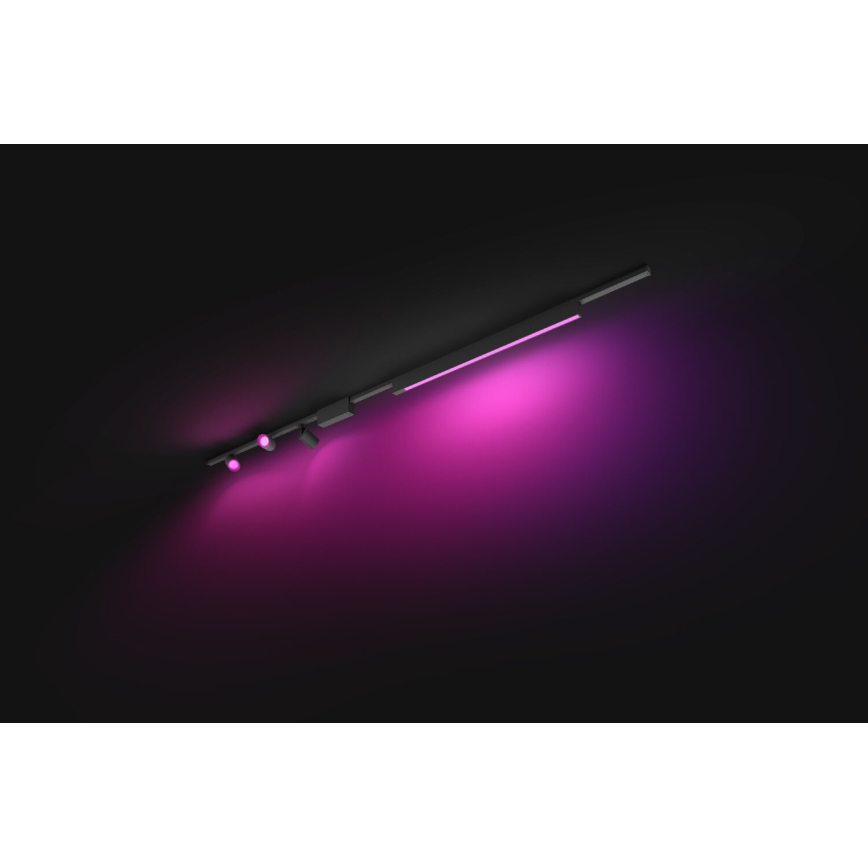 Philips - SET 4x LED RGB Dimmable light for rail system Hue PERIFO LED RGB/44,6W/230V 2000-6500K