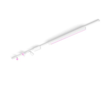 Philips - SET 4x LED RGB Dimmable light for rail system Hue PERIFO LED RGB/44,6W/230V 2000-6500K