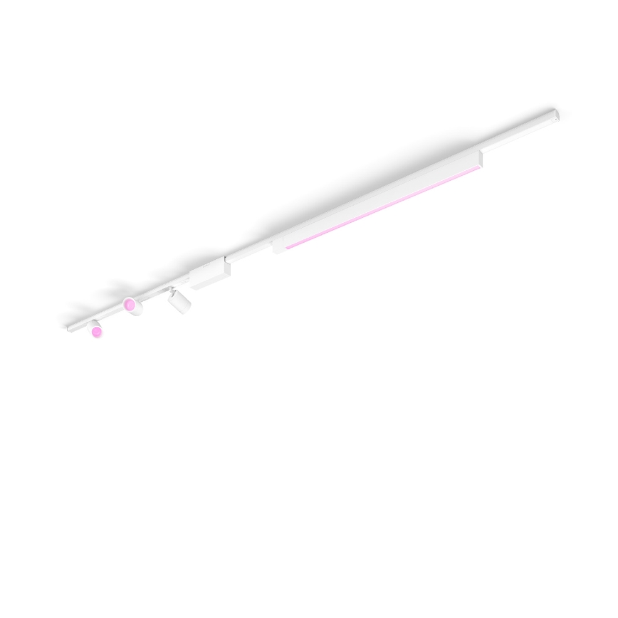 Philips - SET 4x LED RGB Dimmable light for rail system Hue PERIFO LED RGB/44,6W/230V 2000-6500K
