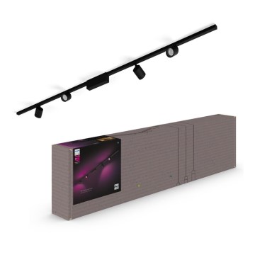 Philips  - SET 4xLED RGB Dimmable spotlight for rail system Hue PERIFO LED/20,8W/230V 2000-6500K