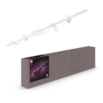 Philips  - SET 4xLED RGB Dimmable spotlight for rail system Hue PERIFO LED RGB/20,8W/230V 2000-6500K