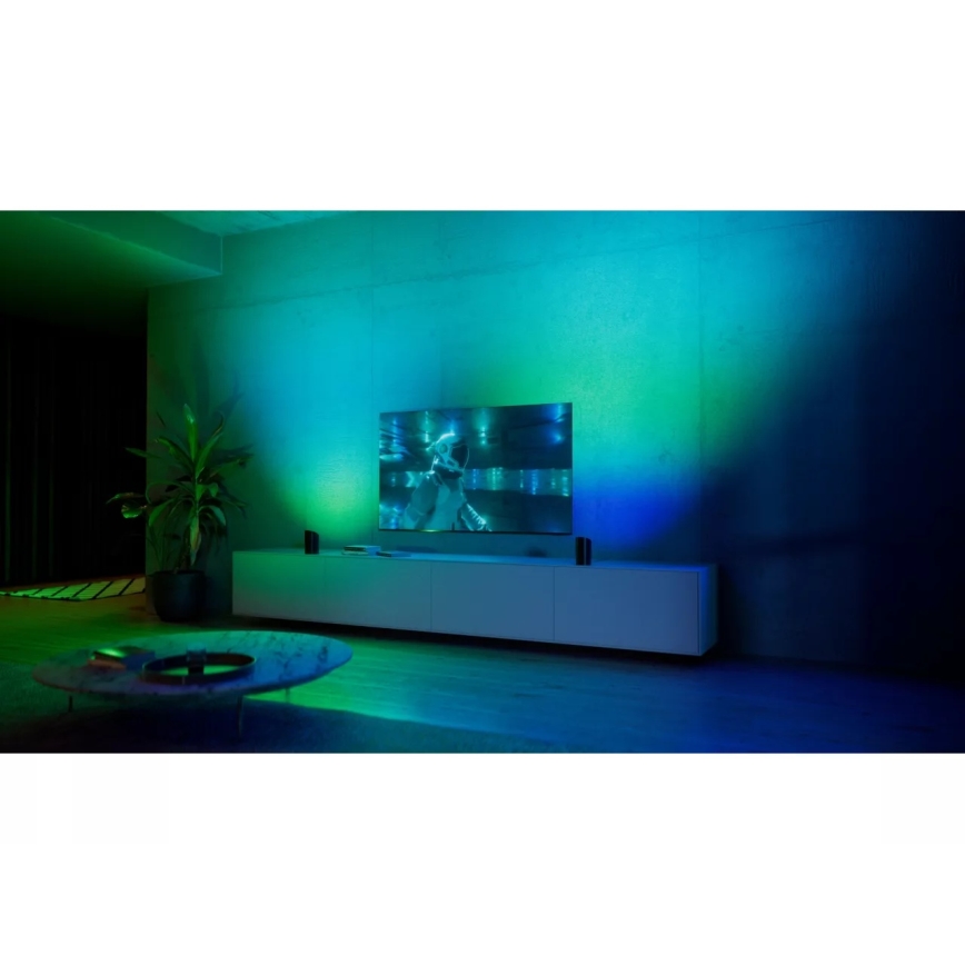 Philips - Set of 2 Hue Play RGBW Dimmable LED Projection Lights LED/20W/230V 2000–6500K Black