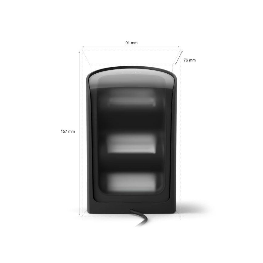 Philips - Set of 2 Hue Play RGBW Dimmable LED Projection Lights LED/20W/230V 2000–6500K Black
