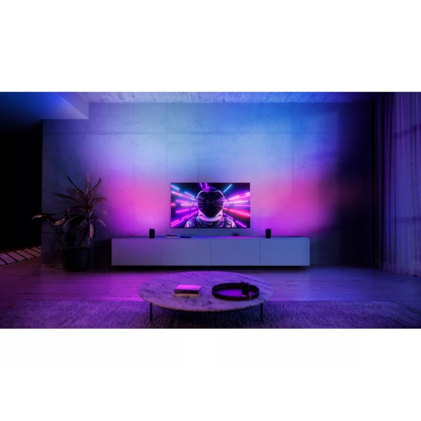 Philips - Set of 2 Hue Play RGBW Dimmable LED Projection Lights, 20W/230V, 2000–6500K, White
