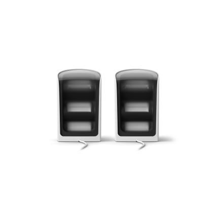 Philips - Set of 2 Hue Play RGBW Dimmable LED Projection Lights, 20W/230V, 2000–6500K, White