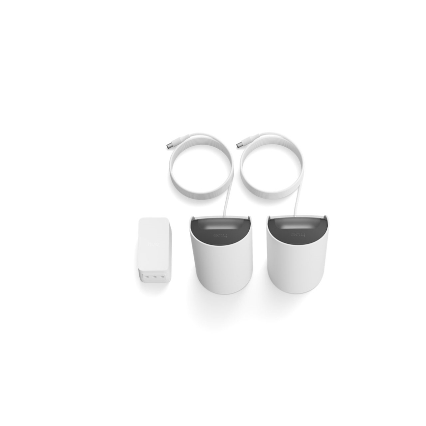 Philips - Set of 2 Hue Play RGBW Dimmable LED Projection Lights, 20W/230V, 2000–6500K, White